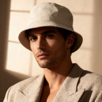 Outdoor-Bob-Hut aus Nylon und Polyester farbe natürliche farbe dritte Ansicht