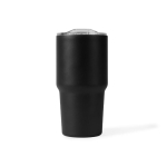 Thermobecher aus Edelstahl mit Griff auslaufsicher 600 ml farbe schwarz vierte Ansicht