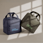 Thermokühltasche aus Kunstleder mit Reißverschluss 5 L farbe grün zweite Ansicht