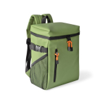 Kühlrucksack aus Kunstleder mit Fächern 19 L farbe grün erste Ansicht