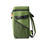 Kühlrucksack aus Kunstleder mit Fächern 19 L farbe grün zweite Ansicht