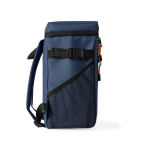 Kühlrucksack aus Kunstleder mit Fächern 19 L farbe marineblau dritte Ansicht
