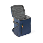 Kühlrucksack aus Kunstleder mit Fächern 19 L farbe marineblau fünfte Ansicht