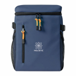 Kühlrucksack aus Kunstleder mit Fächern 19 L farbe marineblau sechste Ansicht