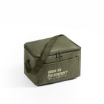 Kühltasche aus Kunstleder mit Schulterhenkeln 4 L farbe grün zweite Ansicht