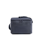 Kühltasche aus Kunstleder mit Schulterhenkeln 4 L farbe marineblau