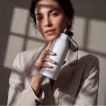 Edelstahlflasche für Sublimation auslaufsicher 500 ml farbe weiß vierte Ansicht