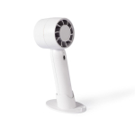 Tragbarer Ventilator mit Handyständer für den Schreibtisch farbe weiß erste Ansicht
