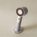 Tragbarer Ventilator mit Handyständer für den Schreibtisch farbe weiß Detailbild