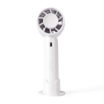Tragbarer Ventilator mit Handyständer für den Schreibtisch farbe weiß
