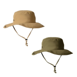 Verstellbarer Abenteuerhut aus Nylon und Polyester farbe camel Detailbild 3