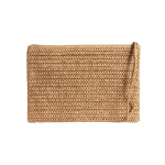 Kulturtasche aus Papier mit Etikett zur Bedruckung farbe braun erste Ansicht