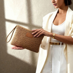 Kulturtasche aus Papier mit Etikett zur Bedruckung farbe braun fünfte Ansicht