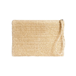 Kulturtasche aus Papier mit Etikett zur Bedruckung farbe natürliche farbe erste Ansicht