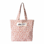 Tasche aus recycelter Baumwolle mit Animal-Print 200 g/m² farbe rosa fünfte Ansicht