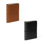 A5-Notizbuch aus Karton mit Hülle und Gummiband farbe schwarz fünfte Ansicht