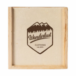 Karten- und Würfelset in Holz-Schiebebox farbe heller holzton Detailbild 2