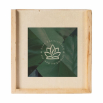 Karten- und Würfelset in Holz-Schiebebox farbe heller holzton Detailbild 3