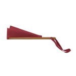 Faltfächer aus Bambus und Polyester 23 cm farbe rot zweite Ansicht