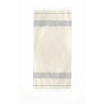 Strandtuch aus recycelter Baumwolle mit Fransen 380 g/m² farbe natürliche farbe erste Ansicht