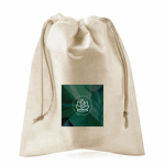 Große Korbtasche mit langen Henkeln zum Personalisieren 280 g/m² farbe natürliche farbe dritte Ansicht