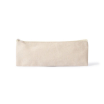 Etui aus recycelter Baumwolle mit Gummiband für Notizbuch farbe natürliche farbe