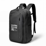 Laptop-Rucksack mit mehreren Fächern 16 Zoll farbe schwarz Detailbild