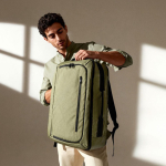 Laptop-Rucksack mit mehreren Fächern 16 Zoll farbe grün Detailbild 2