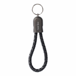 Schlüsselanhänger-Ladekabel mit USB-C und Typ-C-Eingang farbe schwarz fünfte Ansicht