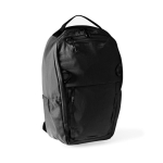 Polyester-Rucksack mit mehreren Fächern und Laptopfach farbe schwarz erste Ansicht