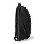 Polyester-Rucksack mit mehreren Fächern und Laptopfach farbe schwarz zweite Ansicht