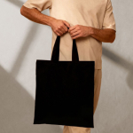 Polyester-Tasche mit langen Henkeln 12 L farbe schwarz fünfte Ansicht