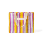 Polypropylen-Tasche mit Streifendesign 200 g/m² farbe rosa erste Ansicht