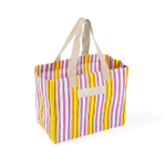 Polypropylen-Tasche mit Streifendesign 200 g/m² farbe rosa zweite Ansicht