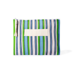 Polypropylen-Kulturtasche mit Streifendesign 200 g/m² farbe grün