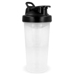 Auslaufsicherer Kunststoff-Shaker mit Mixeinsatz 700 ml farbe schwarz
