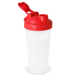 Auslaufsicherer Kunststoff-Shaker mit Mixeinsatz 700 ml farbe rot dritte Ansicht