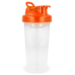 Auslaufsicherer Kunststoff-Shaker mit Mixeinsatz 700 ml farbe orange