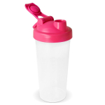Auslaufsicherer Kunststoff-Shaker mit Mixeinsatz 700 ml farbe rosa dritte Ansicht