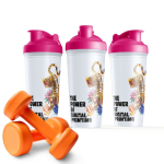 Auslaufsicherer Kunststoff-Shaker mit Mixeinsatz 700 ml farbe rosa neunte Ansicht