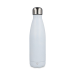 Auslaufsichere Thermoflasche aus recyceltem Edelstahl 500 ml farbe weiß