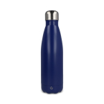 Auslaufsichere Thermoflasche aus recyceltem Edelstahl 500 ml farbe dunkelblau