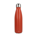 Auslaufsichere Thermoflasche aus recyceltem Edelstahl 500 ml farbe dunkelorange