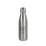 Auslaufsichere Thermoflasche aus recyceltem Edelstahl 500 ml Ansicht mit Druckbereich