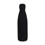 Thermoflasche aus recyceltem Edelstahl mit Soft-Touch 500 ml farbe schwarz