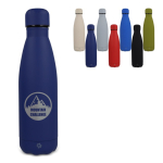 Thermoflasche aus recyceltem Edelstahl mit Soft-Touch 500 ml