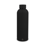 Thermoflasche aus recyceltem Edelstahl, auslaufsicher 500 ml farbe schwarz
