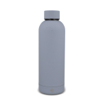 Thermoflasche aus recyceltem Edelstahl, auslaufsicher 500 ml farbe grau