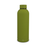 Thermoflasche aus recyceltem Edelstahl, auslaufsicher 500 ml farbe olivgrün