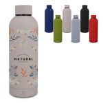 Thermoflasche aus recyceltem Edelstahl, auslaufsicher 500 ml